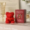 Wholesale of bear-shaped scented candles, rose scented candles, Valentine's Day and birthday gifts for best friends Application Scenario